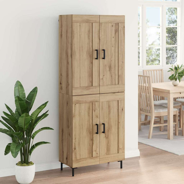 Bufet 2 buc. Stejar Artizanal 69,5 x 34 x 180 cm Lemn prelucrat - WALTI WALTI