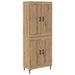 Bufet 2 buc. Stejar Artizanal 69,5 x 34 x 180 cm Lemn prelucrat - WALTI WALTI