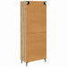 Bufet 2 buc. Stejar Artizanal 69,5 x 34 x 180 cm Lemn prelucrat - WALTI WALTI