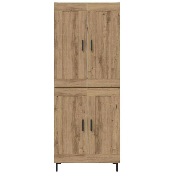 Bufet 2 buc. Stejar Artizanal 69,5 x 34 x 180 cm Lemn prelucrat - WALTI WALTI