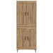 Bufet 2 buc. Stejar Artizanal 69,5 x 34 x 180 cm Lemn prelucrat - WALTI WALTI