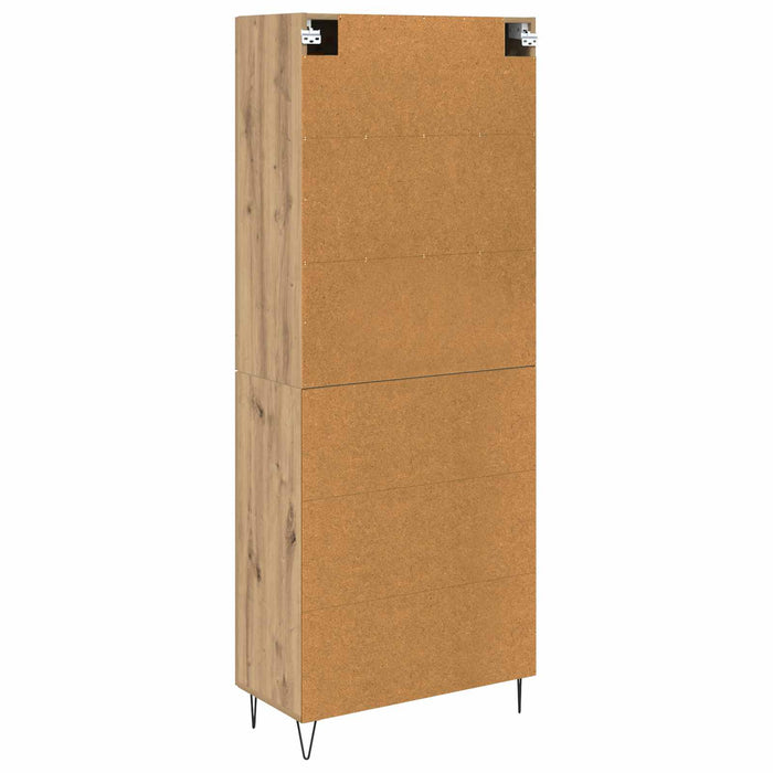 Bufet Stejar Artizanal 69,5 x 34 x 180 cm Lemn compozit - WALTI WALTI