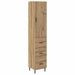 Bufet Stejar Artizanal 34,5 x 34 x 180 cm Lemn compozit - WALTI WALTI