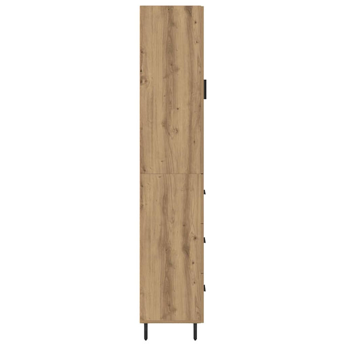 Bufet Stejar Artizanal 34,5 x 34 x 180 cm Lemn compozit - WALTI WALTI