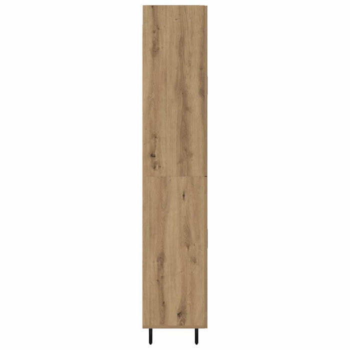 Bufet 2 pcs Stejar Artizanal 69,5 x 34 x 180 cm Lemn compozit WALTI