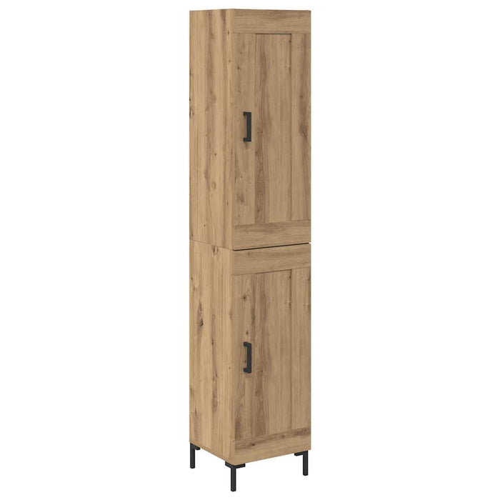 Bufet Stejar Artizanal 34,5 x 34 x 180 cm Lemn compozit WALTI