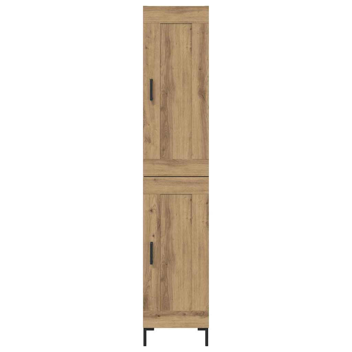 Bufet Stejar Artizanal 34,5 x 34 x 180 cm Lemn compozit WALTI