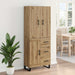Bufet cu sertar 2 pcs Stejar Artizanal 69,5 x 34 x 180 cm - WALTI WALTI