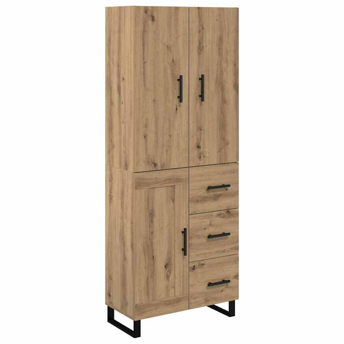 Bufet cu sertar 2 pcs Stejar Artizanal 69,5 x 34 x 180 cm - WALTI WALTI