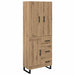 Bufet cu sertar 2 pcs Stejar Artizanal 69,5 x 34 x 180 cm - WALTI WALTI