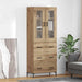 Bufet cu sertar 2 pcs Stejar Artizanal Lemn compozit - WALTI WALTI