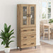 Bufet cu sertar 2 pcs Stejar Artizanal Lemn compozit - WALTI WALTI