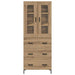 Bufet cu sertar 2 pcs Stejar Artizanal Lemn compozit - WALTI WALTI