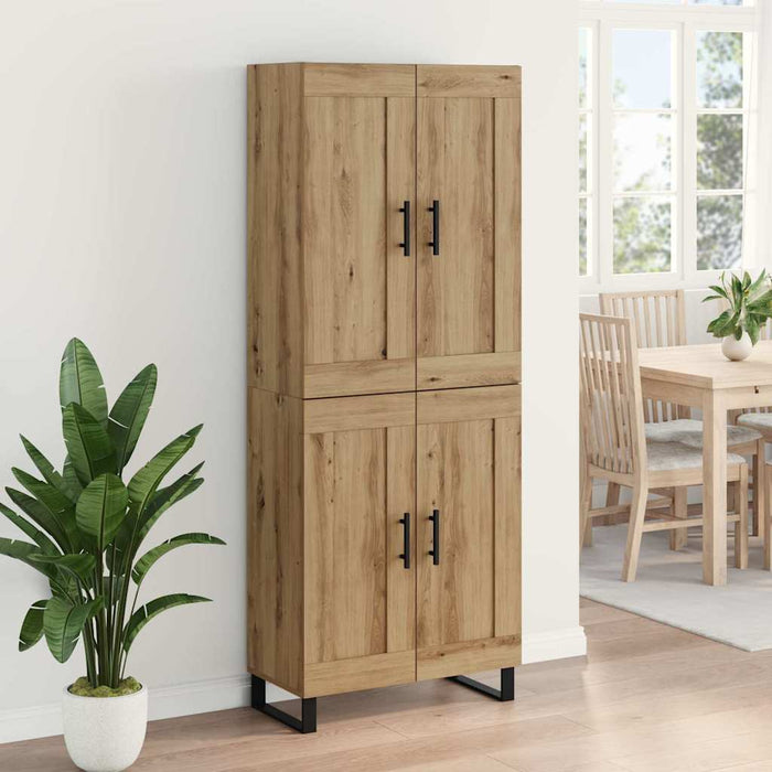 Bufet Stejar Artizanal 69,5 x 34 x 180 cm Lemn compozit - WALTI WALTI