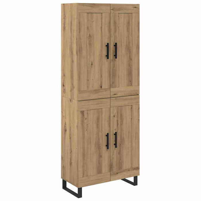 Bufet Stejar Artizanal 69,5 x 34 x 180 cm Lemn compozit - WALTI WALTI