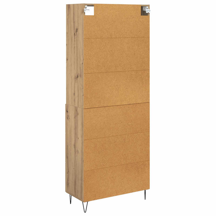 Bufet Stejar Artizanal 69,5 x 34 x 180 cm Lemn compozit - WALTI WALTI