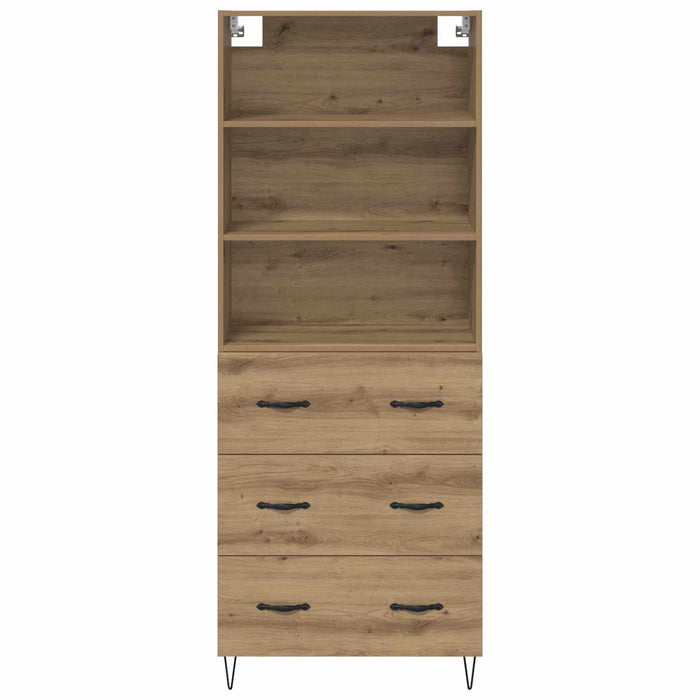 Bufet Stejar Artizanal 69,5 x 34 x 180 cm Lemn compozit - WALTI WALTI
