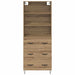 Bufet Stejar Artizanal 69,5 x 34 x 180 cm Lemn compozit - WALTI WALTI