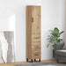 Bufet Stejar Artizanal 34,5 x 34 x 180 cm Lemn compozit - WALTI WALTI