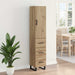 Bufet Stejar Artizanal 34,5 x 34 x 180 cm Lemn compozit - WALTI WALTI