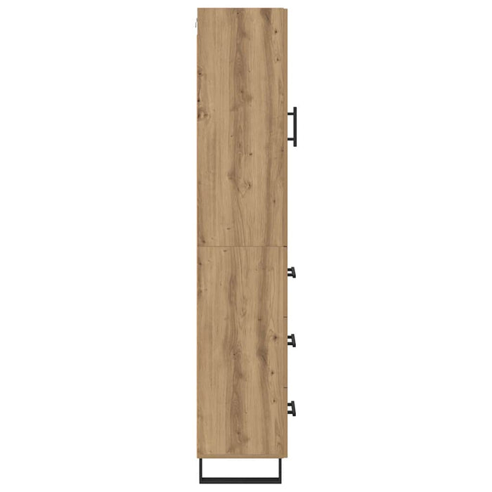 Bufet Stejar Artizanal 34,5 x 34 x 180 cm Lemn compozit - WALTI WALTI