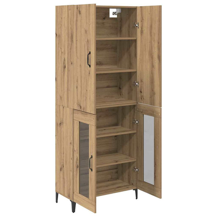 Bufet Stejar Artizanal 69,5 x 34 x 180 cm Lemn compozit - WALTI WALTI
