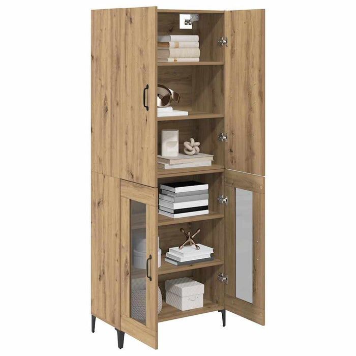 Bufet Stejar Artizanal 69,5 x 34 x 180 cm Lemn compozit - WALTI WALTI