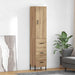 Bufet Stejar Artizanal 34,5 x 34 x 180 cm Lemn compozit - WALTI WALTI