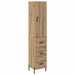 Bufet Stejar Artizanal 34,5 x 34 x 180 cm Lemn compozit - WALTI WALTI