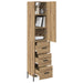 Bufet Stejar Artizanal 34,5 x 34 x 180 cm Lemn compozit - WALTI WALTI