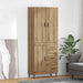 Bufet 2 pcs Stejar Artizanal 69,5 x 34 x 180 cm Lemn compozit - WALTI WALTI