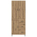 Bufet 2 pcs Stejar Artizanal 69,5 x 34 x 180 cm Lemn compozit - WALTI WALTI