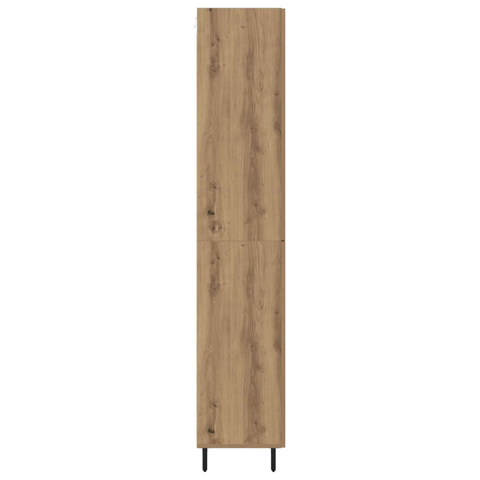 Bufet 2 pcs Stejar Artizanal 69,5 x 34 x 180 cm Lemn compozit - WALTI WALTI
