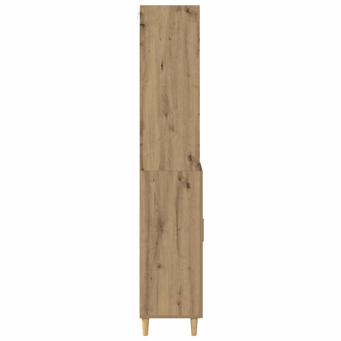 Bufet Stejar Artizanal 69,5 x 32,5 x 180 cm Lemn compozit - WALTI WALTI