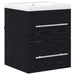 Dulap pentru Chiuveta de Baie cu sertar Negru 42 x 39 x 52 cm - WALTI WALTI