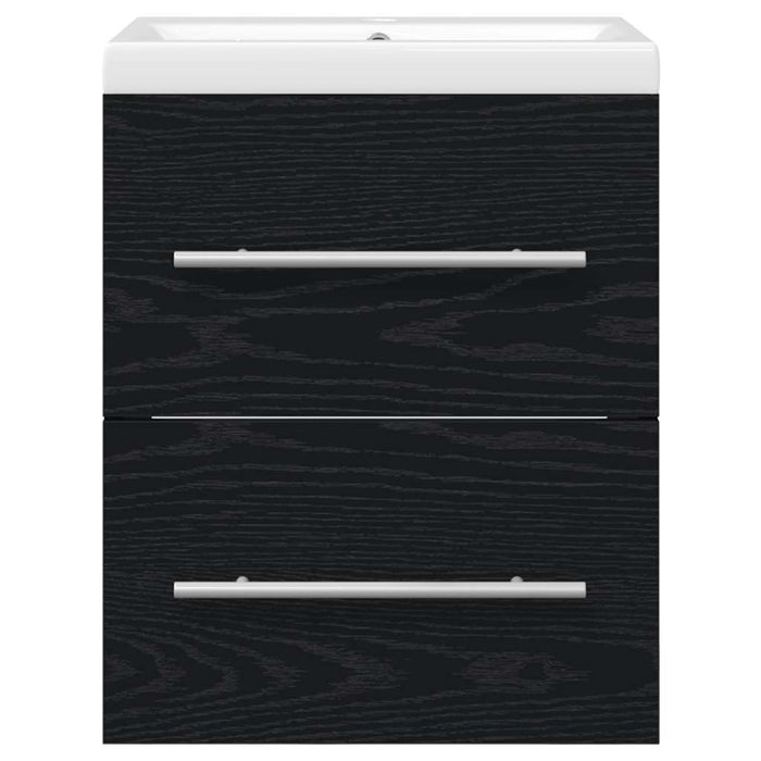 Dulap pentru Chiuveta de Baie cu sertar Negru 42 x 39 x 52 cm - WALTI WALTI