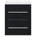 Dulap pentru Chiuveta de Baie cu sertar Negru 42 x 39 x 52 cm - WALTI WALTI