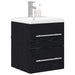 Dulap pentru Chiuveta de Baie cu sertar Negru 42 x 39 x 52 cm - WALTI WALTI