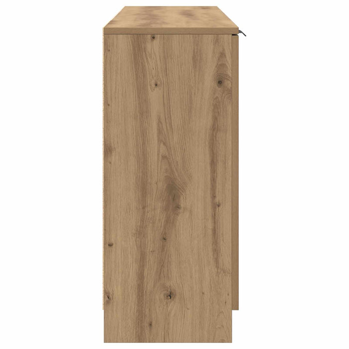 Bufet cu sertar 3 pcs Stejar Artizanal Lemn compozit - WALTI WALTI