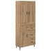 Bufet cu sertar 2 pcs Stejar Artizanal Lemn compozit - WALTI WALTI