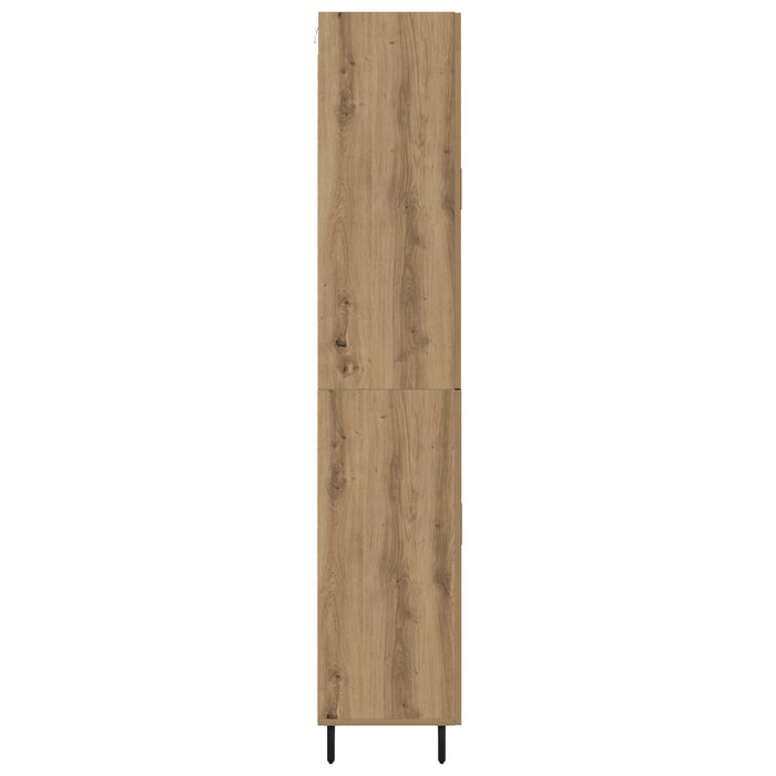 Bufet cu sertar 2 pcs Stejar Artizanal Lemn compozit - WALTI WALTI