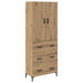 Bufet Stejar Artizanal 69,5 x 34 x 180 cm Lemn compozit - WALTI WALTI