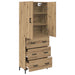 Bufet Stejar Artizanal 69,5 x 34 x 180 cm Lemn compozit - WALTI WALTI