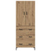 Bufet Stejar Artizanal 69,5 x 34 x 180 cm Lemn compozit - WALTI WALTI