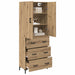 Bufet Stejar Artizanal 69,5 x 34 x 180 cm Lemn compozit - WALTI WALTI