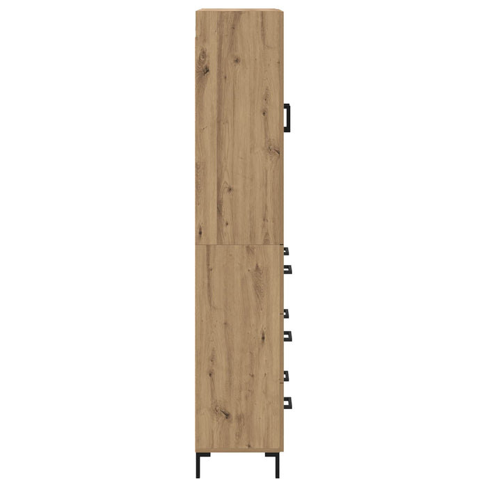 Bufet Stejar Artizanal 69,5 x 34 x 180 cm Lemn compozit - WALTI WALTI