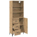 Bufet Stejar Artizanal 69,5 x 34 x 180 cm Lemn compozit - WALTI WALTI