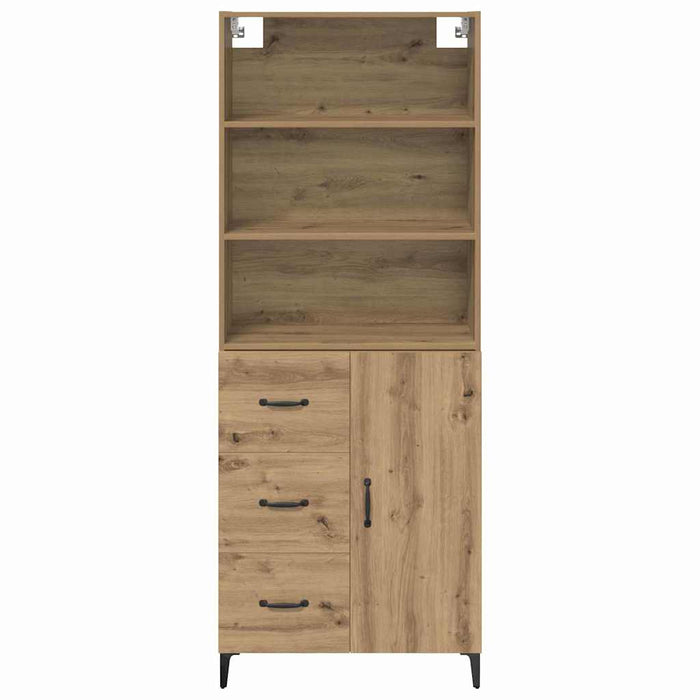 Bufet Stejar Artizanal 69,5 x 34 x 180 cm Lemn compozit - WALTI WALTI