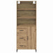 Bufet Stejar Artizanal 69,5 x 34 x 180 cm Lemn compozit - WALTI WALTI