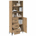Bufet Stejar Artizanal 69,5 x 34 x 180 cm Lemn compozit - WALTI WALTI